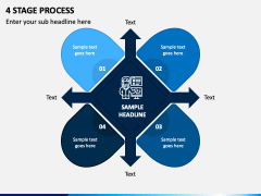 4 Stage Process PPT Slide 1