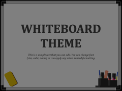 Whiteboard Theme Animated Presentation - SketchBubble