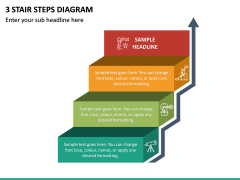 3 Stair Steps Diagram PPT Slide 2