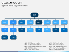 C Level ORG Chart For PowerPoint And Google Slides - PPT Slides