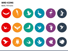 Bird Icons PPT Slide 3
