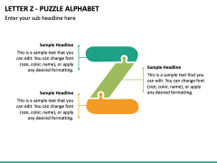 Letter Z - Puzzle Alphabet PPT Slide 2