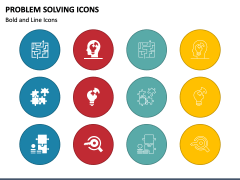 Problem Solving Icons PPT Slide 1