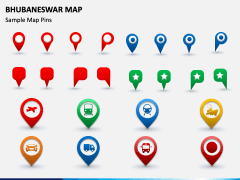 Bhubaneswar Map PPT Slide 6