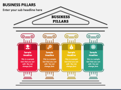 Business Pillars PowerPoint Template and Google Slides Theme