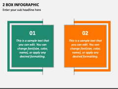 2 Box Infographic PPT Slide 1