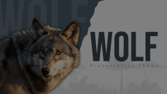 Wolf Theme Animated Presentation - SketchBubble