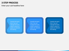 3 Step Process PPT Slide 1
