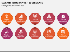Elegant Infographic - 10 Elements PPT Slide 1