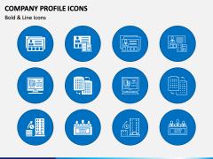 Company Profile Icons PowerPoint Template - PPT Slides