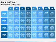 8 by 4 Table PPT Slide 2