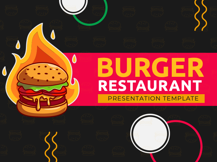 Burger Restaurant Theme PPT Slide 1
