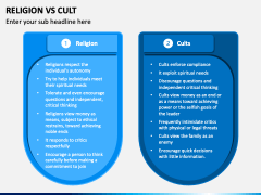 Religion Vs Cult PowerPoint Template and Google Slides Theme