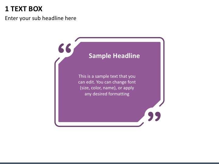 1 Text Box Slide 1