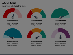 Gauge Chart PowerPoint Template - PPT Slides