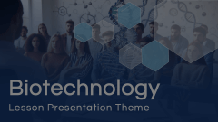 Biotechnology Lesson Presentation Animated Presentation - SketchBubble
