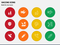 Vaccine Icons PPT Slide 1
