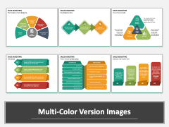 Sales Budgeting PPT Multicolor Combined