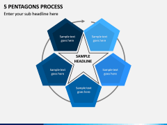 5 Pentagons Process PPT Slide 1