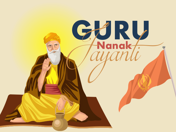 Guru Nanak Jayanti Free PPT Slide 1
