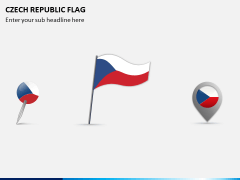 Czech Republic Flag PPT Slide 1