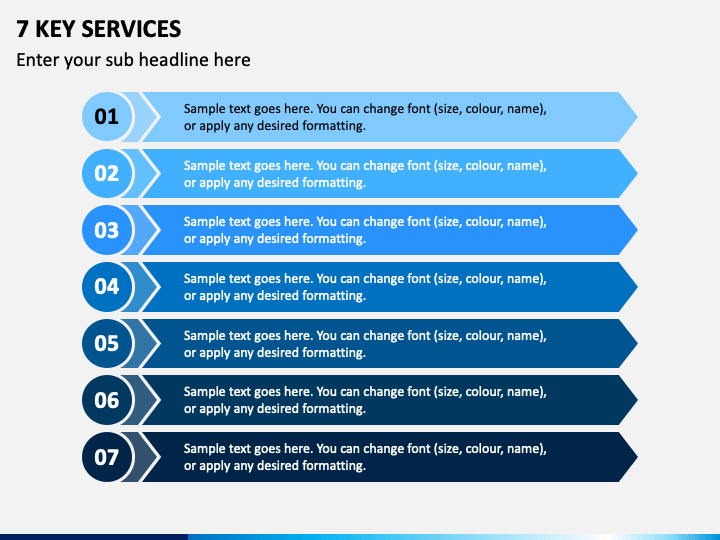 7 Key Services PPT Slide 1