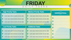 Friday Tasks PPT Slide 1