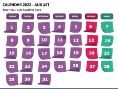 Calendar 2022 PPT Slide 8