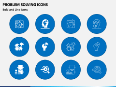 Problem Solving Icons PPT Slide 2