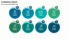 8 Versatile Circles PPT Slide 1