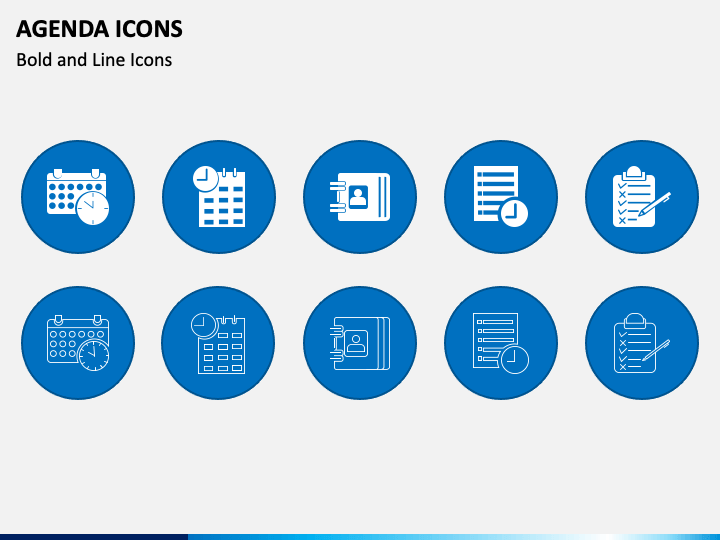 Agenda Icons Powerpoint Template Ppt Slides Sketchbubble