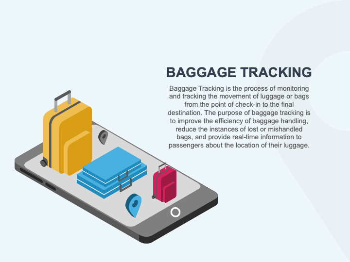 Baggage Tracking PPT Slide 1