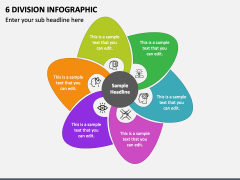 6 Division Infographic PPT Slide 1