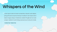 Sky Frame Background Theme PPT Slide 11