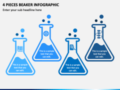 4 Pieces Beaker Infographic PPT Slide 1