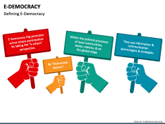 E-Democracy PPT Slide 1