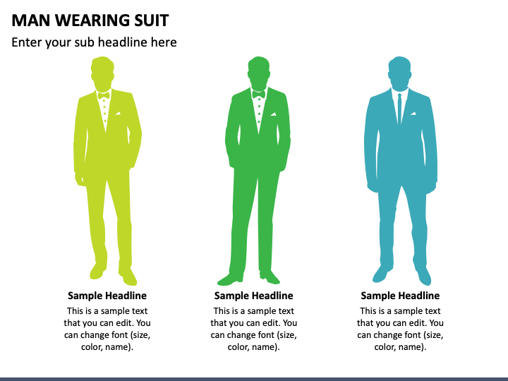 Man Wearing Suit PPT Slide 1