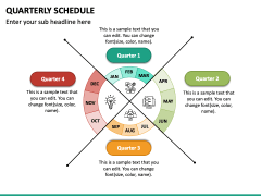 Quarterly Schedule PPT Slide 5