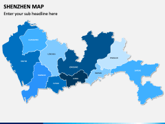 Shenzhen Map PPT Slide 1