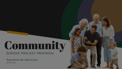 Community Service Project Proposal Animated Presentation - SketchBubble
