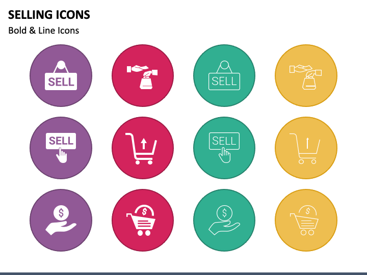 Selling Icons PPT Slide 1
