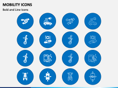 Mobility Icons PPT Slide 1