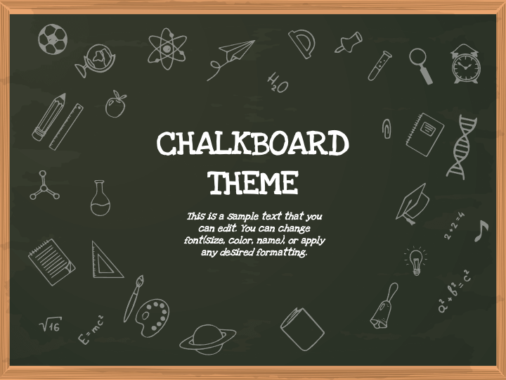 Chalkboard - Free Download PPT Slide 1