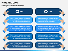 Pros and Cons - Free Download PPT Slide 3