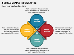 4 Circle Shapes Infographic PPT Slide 1