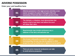 Adverse Possession PowerPoint and Google Slides Template - PPT Slides