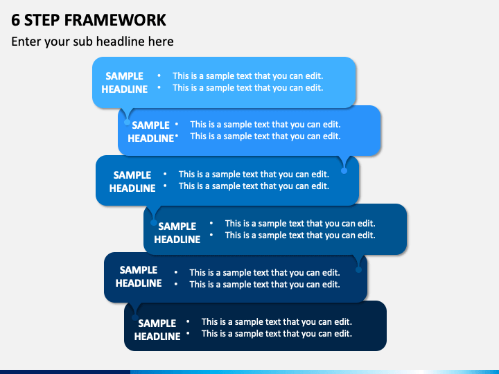 6 Step Framework PPT Slide 1