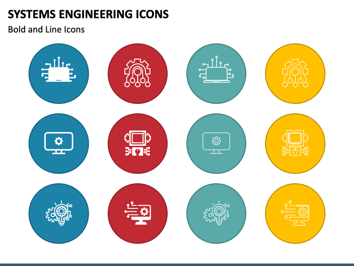 System Engineering Icons PPT Slide 1