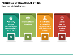 Principles of Healthcare Ethics PowerPoint Template - PPT Slides