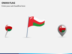 Oman Flag PPT Slide 1